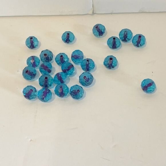 Lot Of 9 Assorted Blue Themed Beads 228 Pcs For Jewelry Making Crafting Projects - Picture 9 of 16
